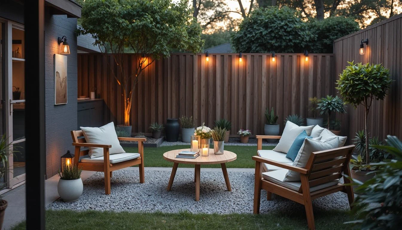 Simple Outdoor Seating Setup Ideas